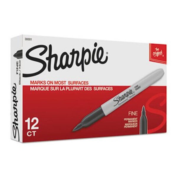 Fine Tip Black Permanent Marker